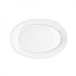MARIAPAULA MARIAPAULA CLASSIC GOLD LINE OVAL BOWL 33cm (L02)