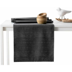 Staltiesė Staltiesė Vesta grafito presuota moderni 115x250+35x250 AmeliaHome