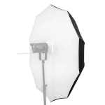 Valgustusvarustus Valgustusvarustus - Newell 140 cm Softbox vihmavari, h&otilde;bedane peegeldav sisemus