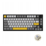 Juhtmevaba Juhtmevaba mehaaniline klaviatuur Ajazz AK820 Pro Kingitus L&uuml;liti Must Hall Kollane RGB