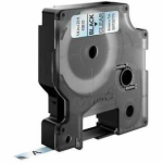 Dymo D1 lint 9 mm x 7 m must l&auml;bipaistval