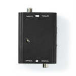 Nedis ACON2507BK audiokonverter Must