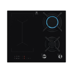 Electrolux KDI641723K pliidiraud Must Sisseehitatud 60 cm Kombineeritud 4 tsoon(id)