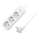 LogiLink LPS244 pikendusjuhe 1,5 m 3 vahelduvvoolu kontakt Hoonesisene Valge