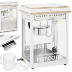 Royal Royal Catering Retro popcorn maker TEFLON 1600 W 5-6kg/h - white and gold