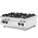 4-burner 4-burner tabletop gas stove Kitchen Line 2x 6kW 2x 3.5kW Hendi 227381