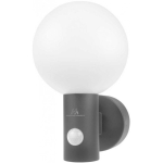 Maclean PIR motion sensor LED lamp, grey, 15W, IP65, 1600lm, 4000K