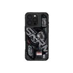 Skinarma Ekho Apple iPhone 16 Pro 6.3" Magnetic Charging phone case in black color