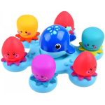 Jokomisiada Whale and Octopus Bath Toy ZA3378