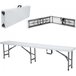 Folding Folding feeding bench white 1830 x 300 x 430 mm - Hendi 811191
