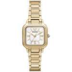 Emporio Emporio Armani Square White Dial Wristwatch