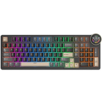 Royal Royal Kludge RK-N99 RGB Phantom traadita klaviatuur | 96%, Hot-swap, pruun-hall l&uuml;liti, USA