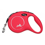 Flexi Flexi New Classic lintpool, M, 5 m, punane