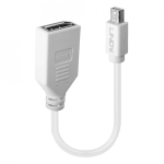 Lindy 41021 DisplayPort-kaabel 0,15 m Mini DisplayPort Valge