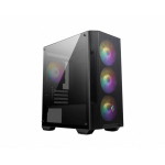 MSI MAG Forge M100A Micro Tower Must, L&auml;bipaistev