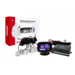 Amio Parking sensors set, reverse, led-graf 8 sensors silver