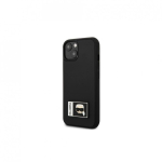 Karl Karl Lagerfeld KLHCP13S3DKPK iPhone 13 mini 5.4" Black / Black Hard Case Ikonik Patch