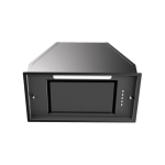 Black Black cabinet-mounted hood Baraldi BLOCK Star Plus 52 cm 700m3 / h
