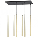 Orno TABUNG 6P, hanging lamp, G9 max. 6W, golden