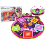 Lean Lean Cars Children's Dance Mat Battery Operated Lights Sounds For Dance 91cm x 93cm