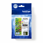 Brother LC422XLVAL tindikassett 4 tk Originaal Must, Ts&uuml;aan, Magenta, Kollane