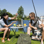 Tourist Tourist table 70 x 53 cm grey/anthracite PATIO