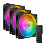 Cooler Cooler Master MFZ-M2DN-243P2-R1 arvuti jahutuss&uuml;steem Arvuti korpus &Otilde;hujahuti 12 cm Must 3 tk