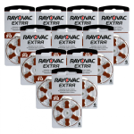 Batteries Batteries for Hearing Aids Rayovac Extra 312 80 Units.