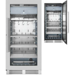 Refrigerator Refrigerator Hendi Spinta do sezonowania dojrzewania sarcoma 233 l 170 W 595x760x1270 mm