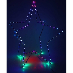 Christmas Christmas Decoration STAR 3D DECORATIVE HANGING 120LED RGB 80CM