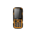 MaxCom Strong MM920 7,11 cm (2.8") 140 g Must, Kollane Vastupidavad telefonid