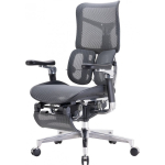 Sihoo Doro S300 ergonomic office chair with footrest, black