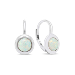 Brilio Brilio Silver Brilio Silver Fine silver earrings with synthetic opals EA376W