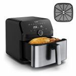 Tefal Easy Fry Mega EY855D10 frit&uuml;&uuml;r &Uuml;ksik 7,5 l Eraldiseisev 2020 W Kuuma&otilde;hu frit&uuml;&uuml;r Must, Roostevaba teras