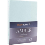 Bed Bed sheet DecoKing Amber, light blue, 160x200 cm, with elastic