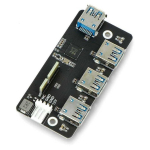 PCIe PCIe ja USB 3.2 adapter HUB 4x USB - &uuml;hilduv Raspberry Pi CM4-ga - Waveshare 18899