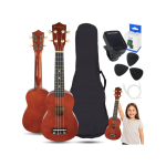Luna Luna Guitars SUPRIMO UK21 SET DW sopranine ukulele 21" tume