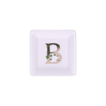 LA LA PORCELLANA BIANCA ADORATO Ruudukujuline taldrik 10 cm, B muster