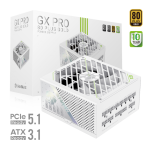 Gamemax PSU | GX PRO 1250G WH | 1250 W | Kuld | T&auml;ielikult moodulaarne |