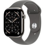 Apple Watch Series 11 GPS + Cellular 42mm Loomulik Titaanikorpus Halli Sport Rihm - S/M - MF8M4ET/A