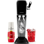 SodaStream Art gaseeritud joogitegemise seade, Must (pudel + silinder + siirup)