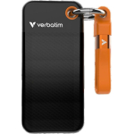 Verbatim Pocket SSD 512GB v&auml;lineketas - V&otilde;tmekett USB-C 3.2 gen.2 kaabliga must-oranž 32285