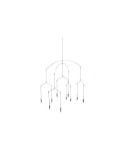1x24 1x24 Deknudt Key Ring Metal rechteckig 3,5x4,5