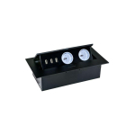 Orno Ono Socket, recessed into 3 xUSB 2x230V AC Black (OR-AE-1324/B)