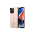 Guess GUHCP14LSLTGP iPhone 14 Pro 6,1" r&oacute;żowy|pink hardcase Sili