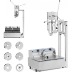 Meat Meat Grinder Royal Catering Apparatus for dispensing and baking churros 3 l 2x 2500 W