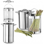 Hendi Asparagus pot with XL lid insert, 5.5 l