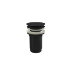 Fixed Fixed washbasin siphon valve Ravak, black, for washbasins without overflow