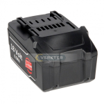The The battery Ahlio 18 V 6.0 Ah Li-ion is suitable for Metabo tools