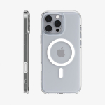 Spigen Ultra Hybrid T (MagFit) mobiiltelefoni &uuml;mbris 16 cm (6.3") Kate L&auml;bipaistev, Valge